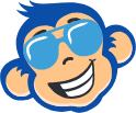 Wild Smiles Pediatric Dentistry - Monkey mascot smiling wearing shades