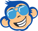 Wild Smiles Pediatric Dentistry - Monkey mascot smiling wearing shades